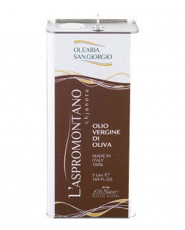 Olio L'Aspromontano Chjanotu vergine d’oliva - Latta 5 lt - Olearia San Giorgio