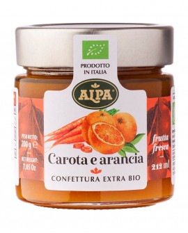 Composta Bio di Carota e Arancia - 212ml - vaso in vetro – ALPA Calabria