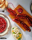 Salsiccia di Calabria D.O.P. catena piccante 250 gr Tenuta Corone - Salumificio Madeo