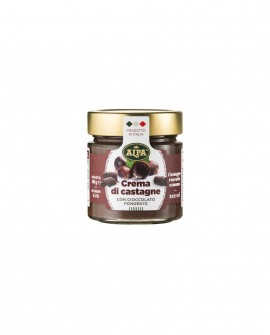 Crema di Castagne con Cioccolato fondente - 41ml - vaso in vetro – ALPA Calabria
