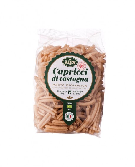 Capricci pasta di Castagna Bio Senza Glutine - busta 250g Gluten Free – ALPA Calabria